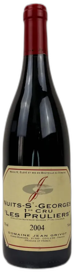 photo du vin Domaine Jean Grivot Nuits-Saint-Georges Premier Cru les Pruliers 2004