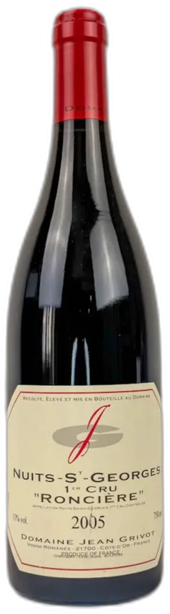 photo du vin Domaine Jean Grivot Nuits-Saint-Georges Premier Cru Ronciere 2005