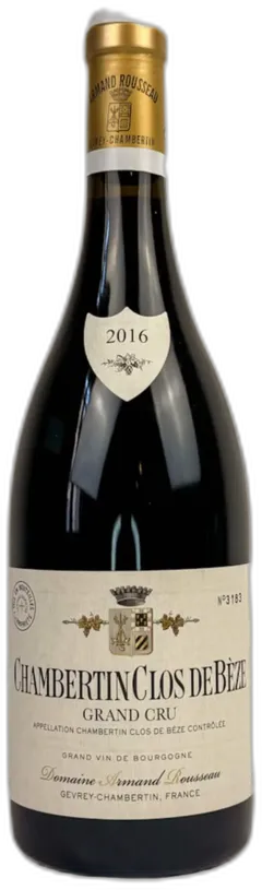 photo du vin Domaine Armand Rousseau Père et Fils Chambertin Clos-de-Bèze Grand Cru 2016