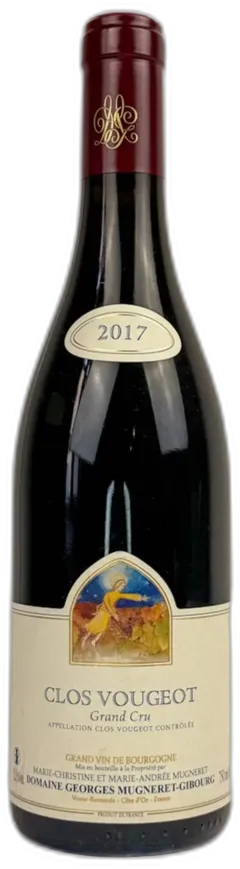 vue du vin Domaine Georges Mugneret-Gibourg Clos de Vougeot Grand Cru 2017