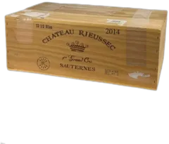 photo du vin Chateau Rieussec Sauternes 2014 12owc