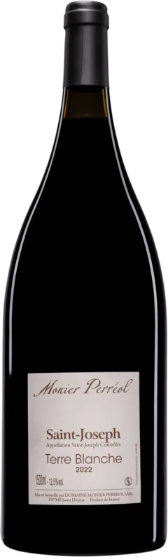 vue du vin Domaine Monier Perréol Saint-Joseph "Terre Blanche" Rouge 2022