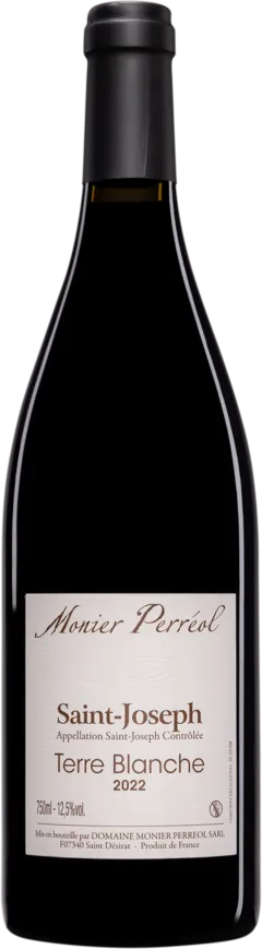 vue du vin Domaine Monier Perréol Saint-Joseph "Terre Blanche" Rouge 2022