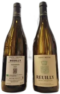 image du vin Domaine de Reuilly Joseph Maistre Loire Reuilly 2024 Blanc Bio