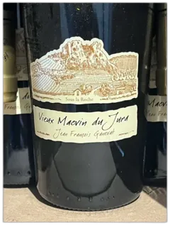 capture du vin Domaine Ganevat Vieux Macvin du Jura
