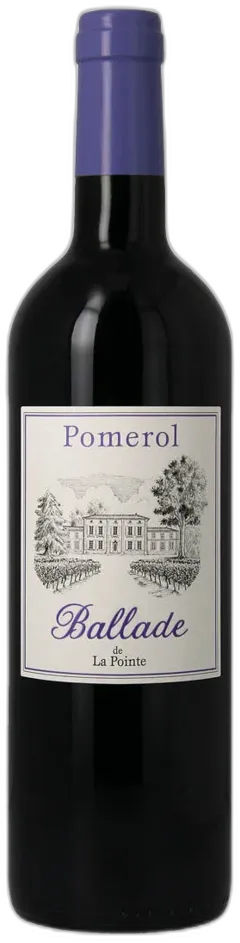 photos du vin Pomerol Aoc la Ballade Château la Pointe 2023