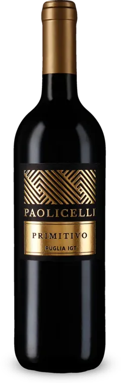 aperçu du vin Paolicelli Primitivo 2025 Gold