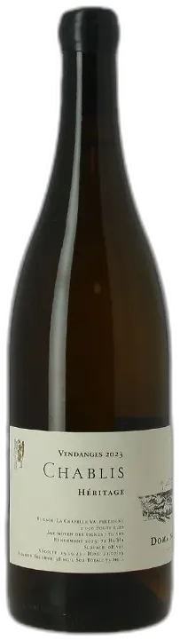 illustration du vin Chablis Heritage Dauvissat 2023 Vin Bio