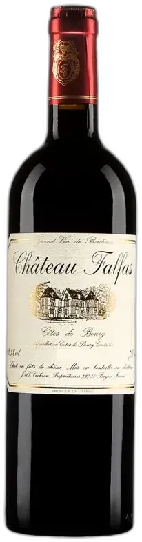 vue du vin Château Falfas Côtes-de-Bourg Grand Vin