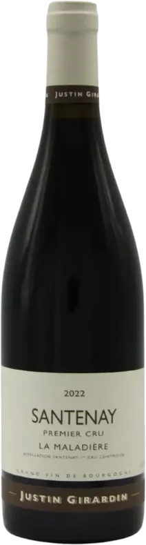 photo du vin Santenay 1er Cru la Maladière 2022 Justin Girardin