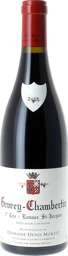 image du vin Gevrey Chambertin 1er Cru Lavaux Saint Jacques Domaine Mortet Denis, Bourgogne Rouge