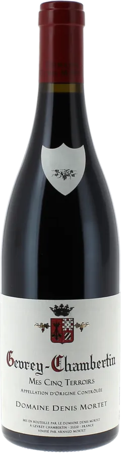 aperçu du vin Gevrey Chambertin Mes Cinq Terroirs 2023 Domaine Mortet Denis, Bourgogne Rouge