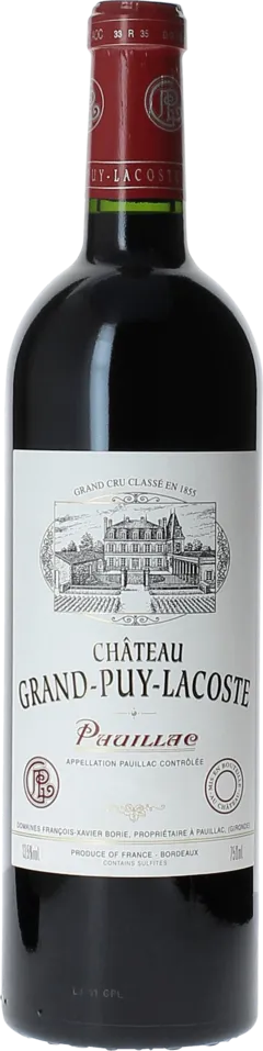 illustration du vin Grand Puy Lacoste 2017 5 Ème Grand Cru Classé Pauillac, Bordeaux Rouge