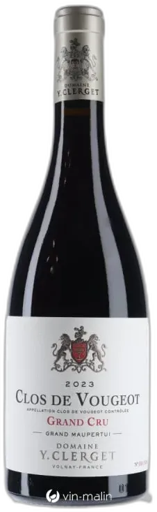 photo du vin Domaine Yvon Clerget Clos de Vougeot Grand Cru "Grand Maupertui" 2023