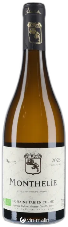 image du vin Domaine Fabien Coche Monthélie Blanc 2023