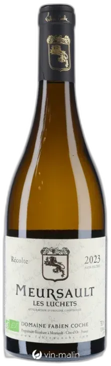photos du vin Domaine Fabien Coche Meursault "Luchets" 2023