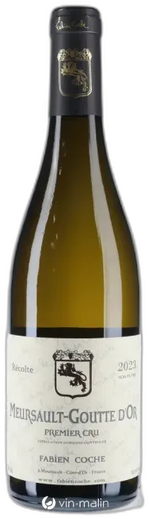 aperçu du vin Fabien Coche Meursault 1er Cru "Goutte d'or" 2023