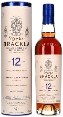 image du vin Royal Brackla 12 Ans Sherry Cask Finish Scotch Canister
