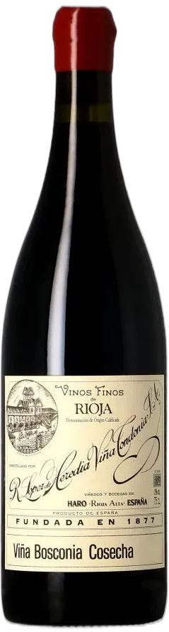 capture du vin Lopez de Heredia Espagne Bosconia Gran Reserva 2004