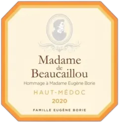 image du vin Madame de Beaucaillou 2020