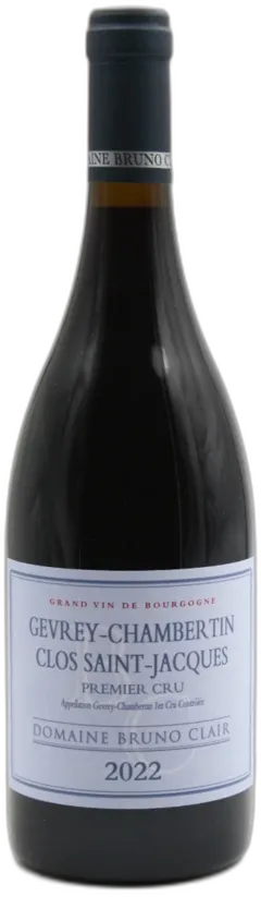 illustration du vin Bruno Clair Gevrey Chambertin 1er Cru Clos Saint Jacques