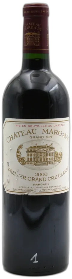 photo du vin Margaux Etiquette Légèrement Abimée