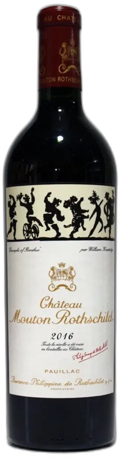 illustration du vin Mouton Rothschild 2016