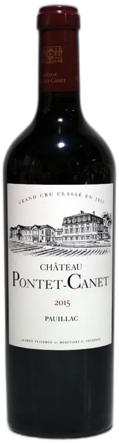 photo du vin Pontet Canet 2015 la