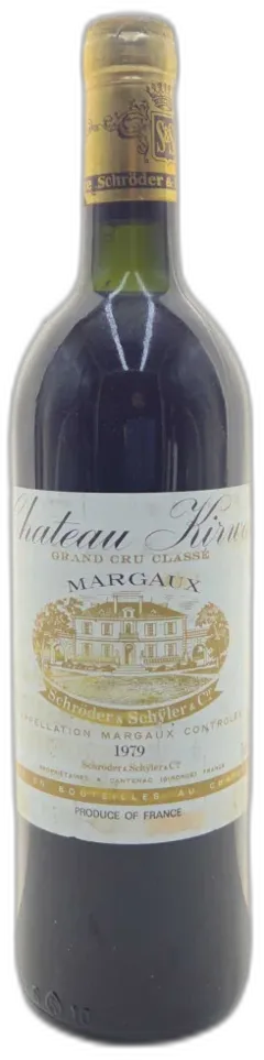 image du vin Château Kirwan 1979