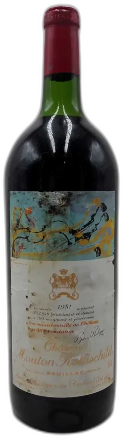 photo du vin Château Mouton Rothschild 1981