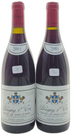 photo du vin Sous le Dos d’Ane Rouge Domaine Leflaive 2001