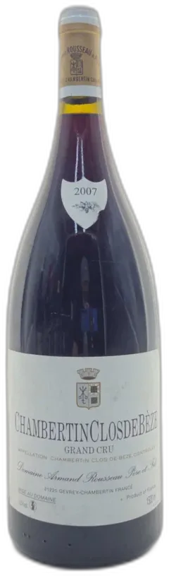 image du vin Chambertin Clos de Bèze Domaine Armand Rousseau 2007