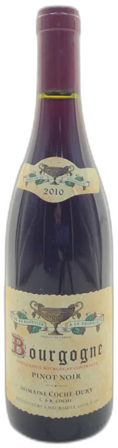 photo du vin Bourgogne Pinot Noir Domaine J.f Coche Dury 2010