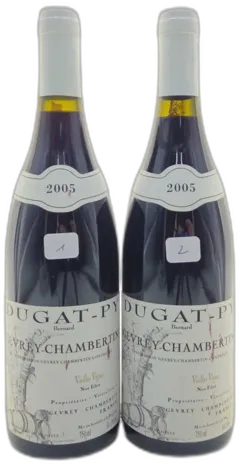photo du vin Gevrey-Chambertin Vieilles Vignes Domaine Bernard Dugat-py 2005