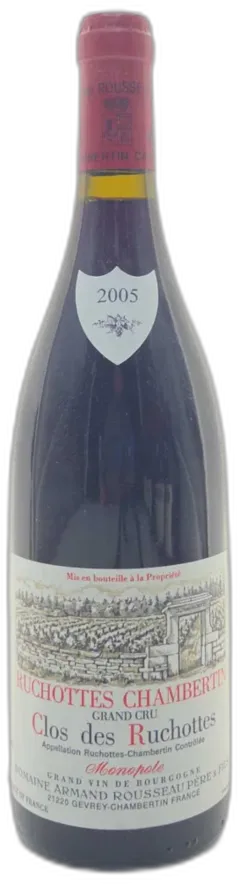 photo du vin Domaine Armand Rousseau Père et Fils Ruchottes-Chambertin Grand Cru 'Clos des Ruchottes' Monopole 2005