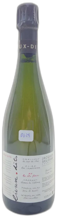 photo du vin Lieux-Dits 'la Côte Faron' ay Jacques Selosse dg