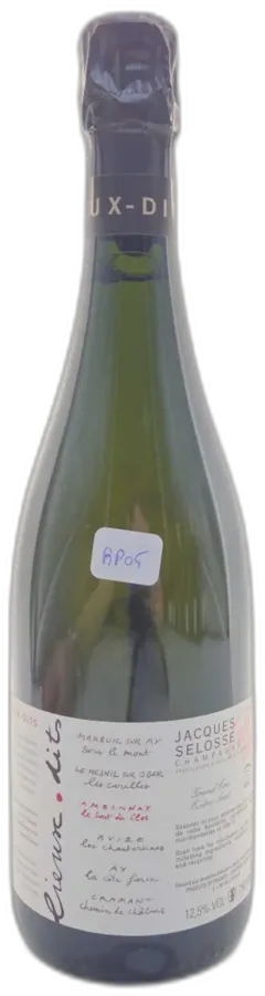 illustration du vin Lieux-Dits 'le Bout du Clos' Ambonnay Réserve Personnelle rp Jacques Selosse 2005