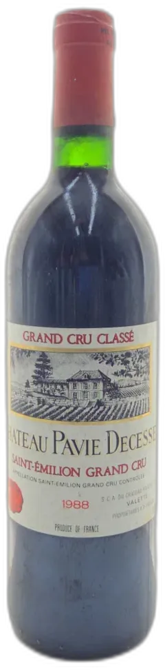 photo du vin Château Pavie Decesse 1988