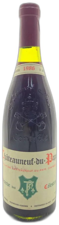 photo du vin Réserve des Célestins Domaine Henri Bonneau 1986