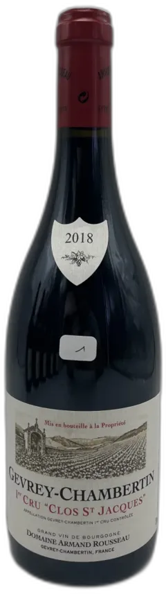 photos du vin Clos st Jacques Domaine Armand Rousseau 2018