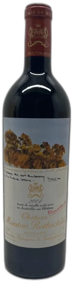 photo du vin Château Mouton Rothschild 2004