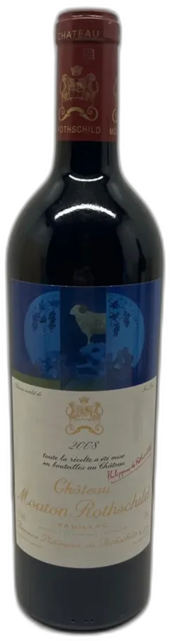 photo du vin Château Mouton Rothschild 2008
