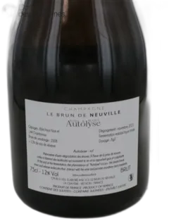 illustration du vin Autolyse Noirs et Blancs le Brun de Neuville