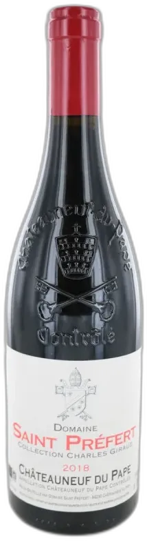 image du vin Chateauneuf-du-Pape 2018 Collection Charles Giraud st Prefert
