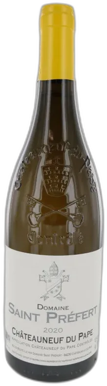 aperçu du vin Chateauneuf-du-Pape Blanc 2020 Cuvée Tradition st Prefert