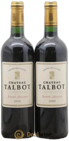 aperçu du vin Château Talbot 4ème Grand Cru Classé 2009