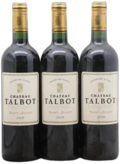 aperçu du vin Château Talbot 4ème Grand Cru Classé 2009