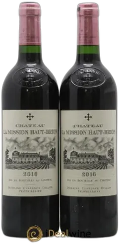 aperçu du vin Château la Mission Haut-Brion Cru Classé de Graves 2016