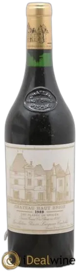 photo du vin Château Haut Brion 1er Grand Cru Classé 1989