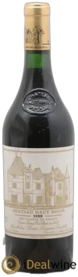 photo du vin Château Haut Brion 1er Grand Cru Classé 1989